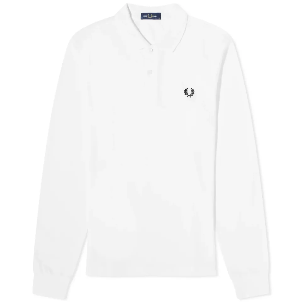 Long Sleeve Plain Polo