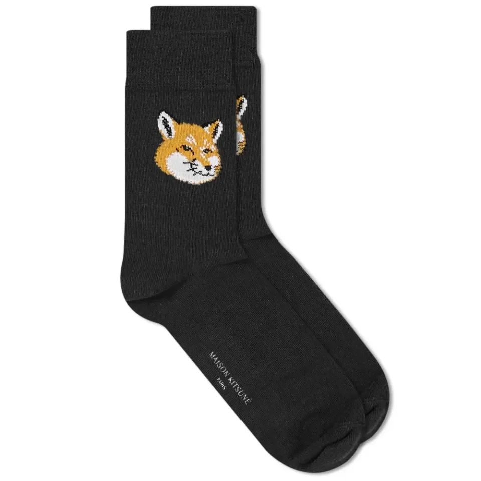 Maison Kitsuné Fox Head Sock