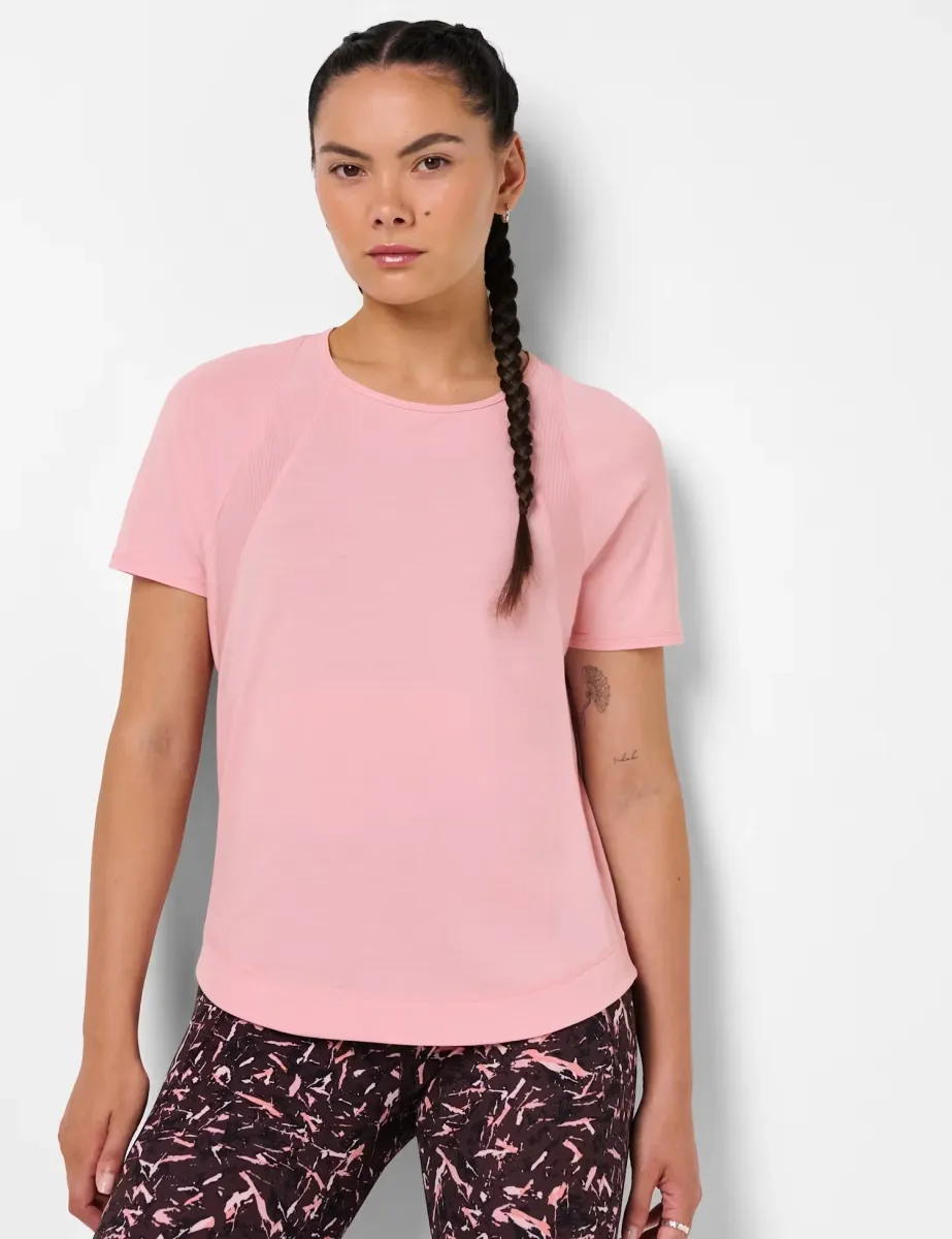 Breathe Easy Mesh Crew Neck T-Shirt