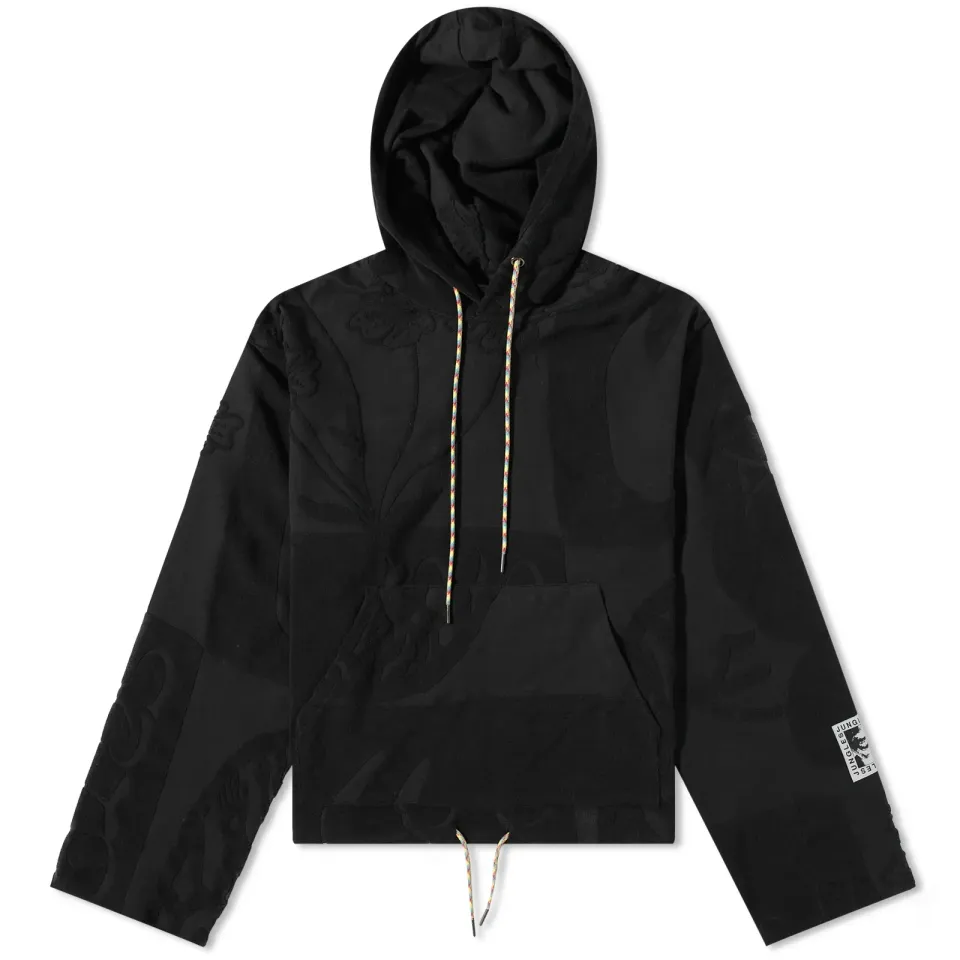 Jacquard Towelling Hoodie