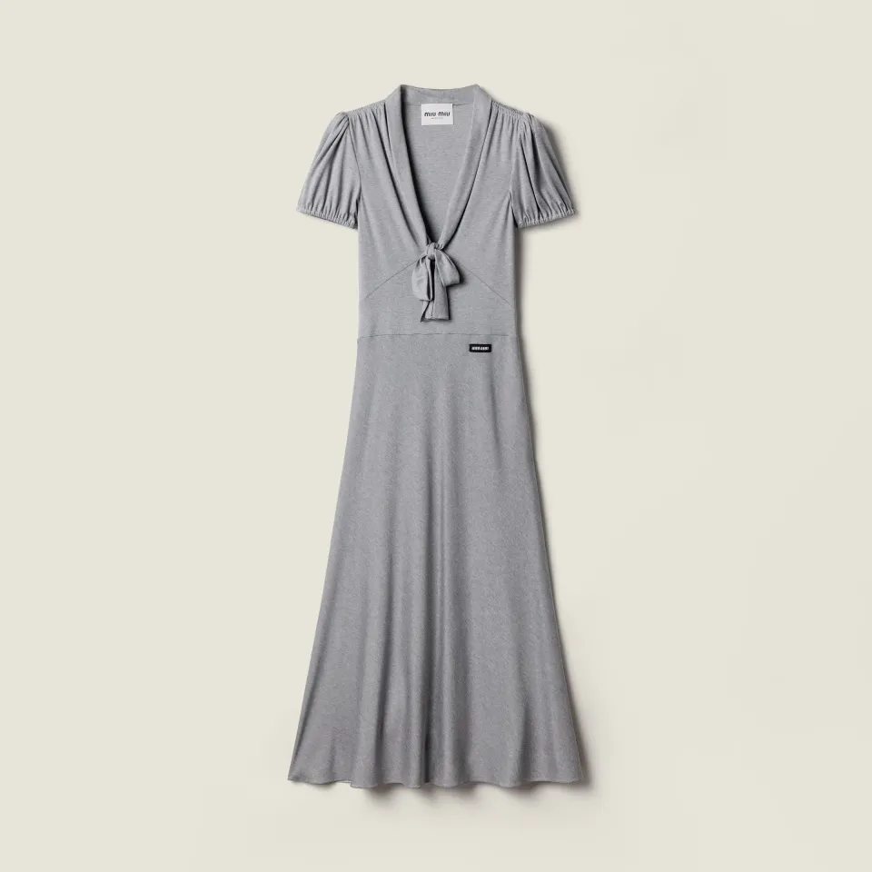 Silk jersey dress