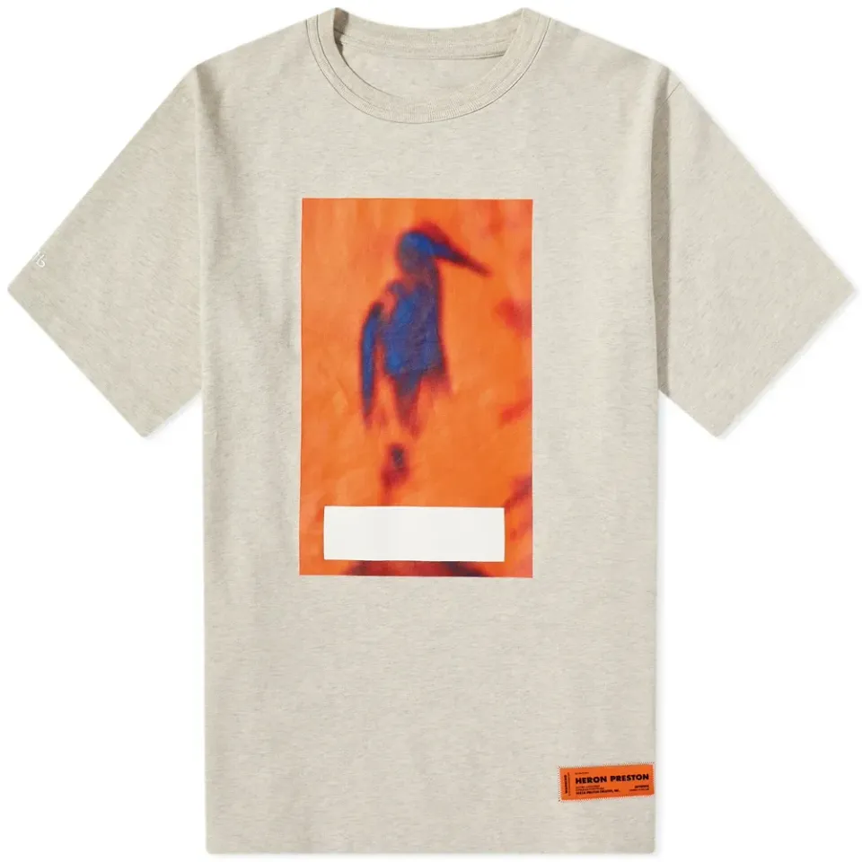 Oversized Noise Censored Heron Tee