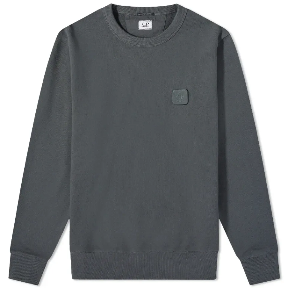 Metropolis Small Patch Logo Crew Sweat