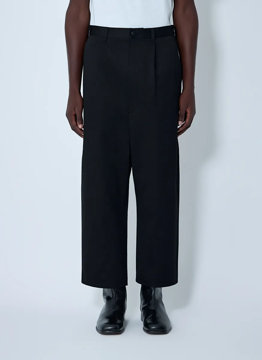 Pleated Wide-Leg Pants