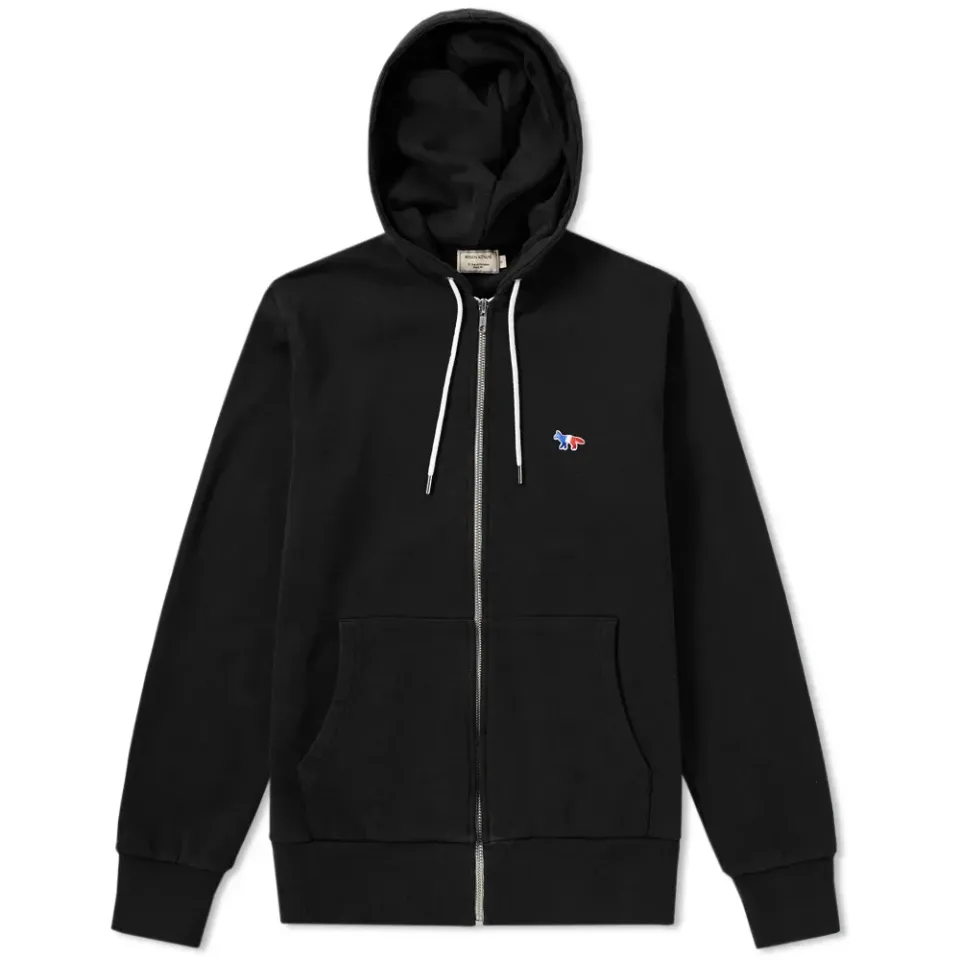 Maison Kitsuné Tricolour Fox Zip Hoody