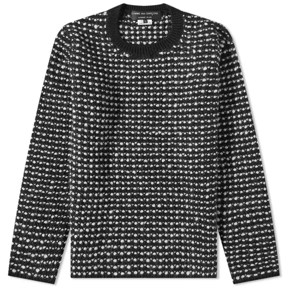Mohair Yarn Crew Knit