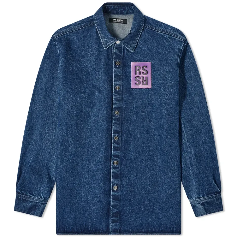 Straight Fit Denim Overshirt