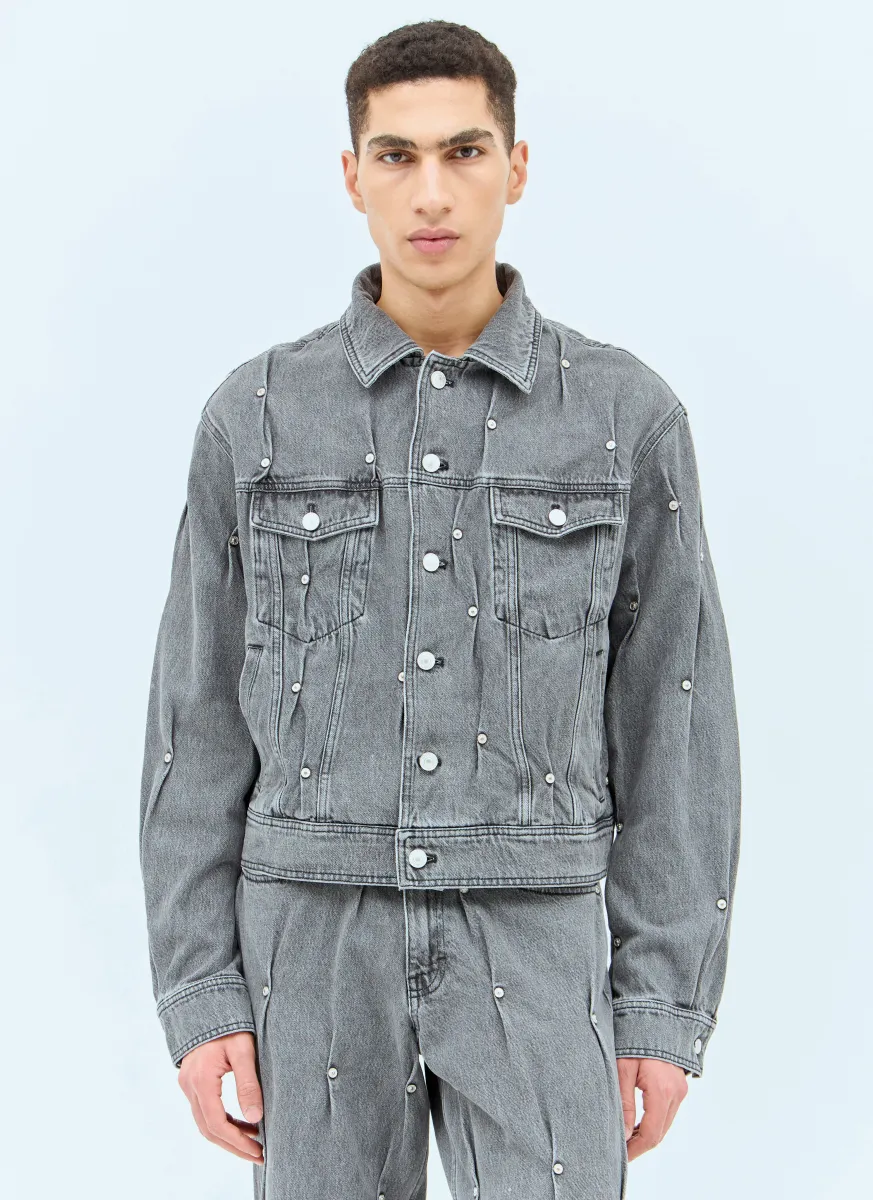 Multi Rivet Denim Jacket