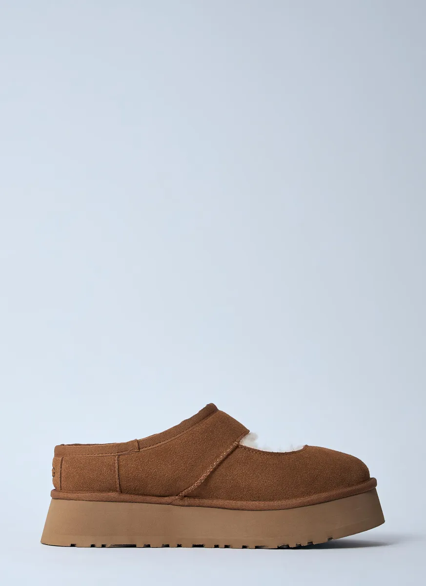 Suede Bea Mary Jane Platform Shoes