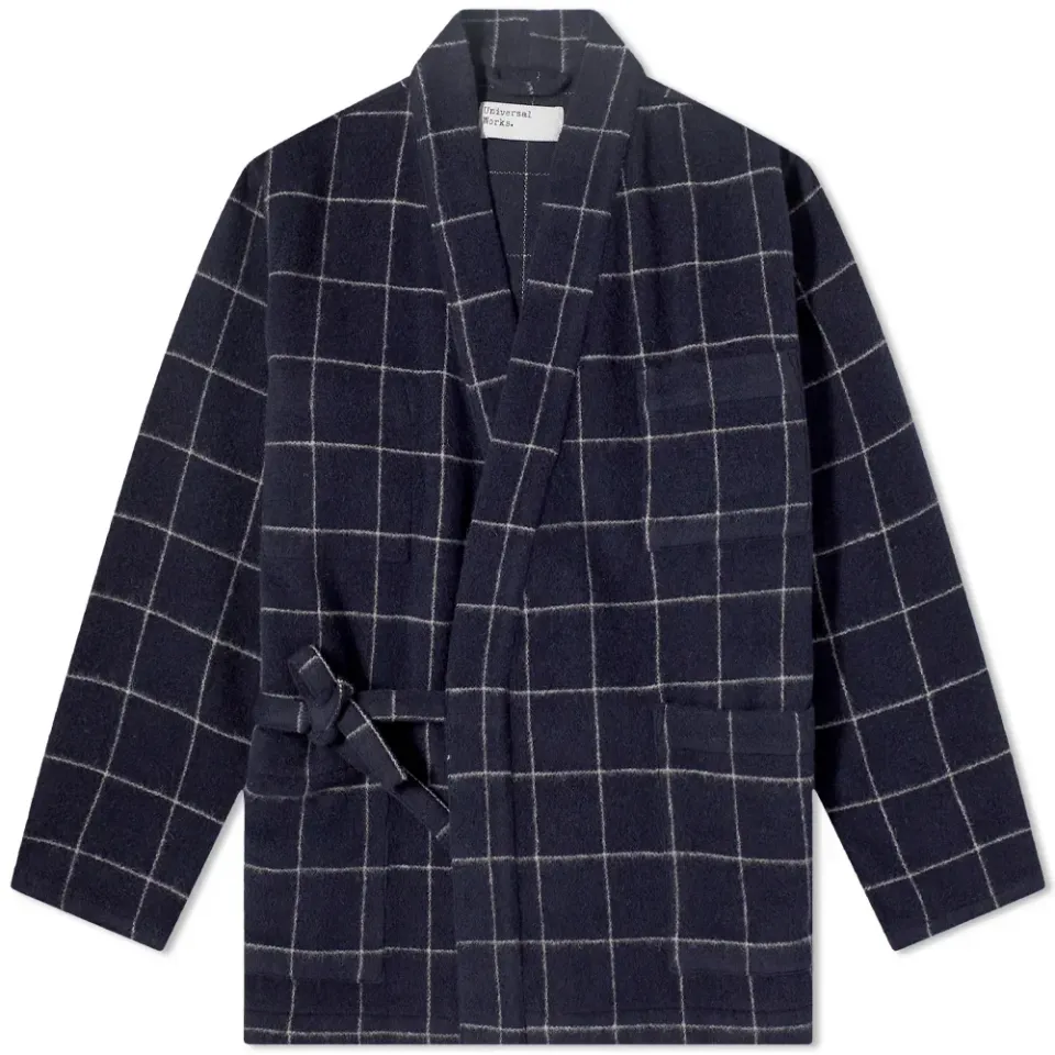 Check Wool Kyoto Work Jacket