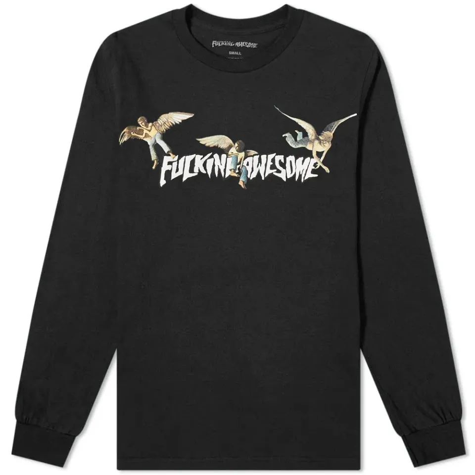 Long Sleeve Angel Stamp T-Shirt