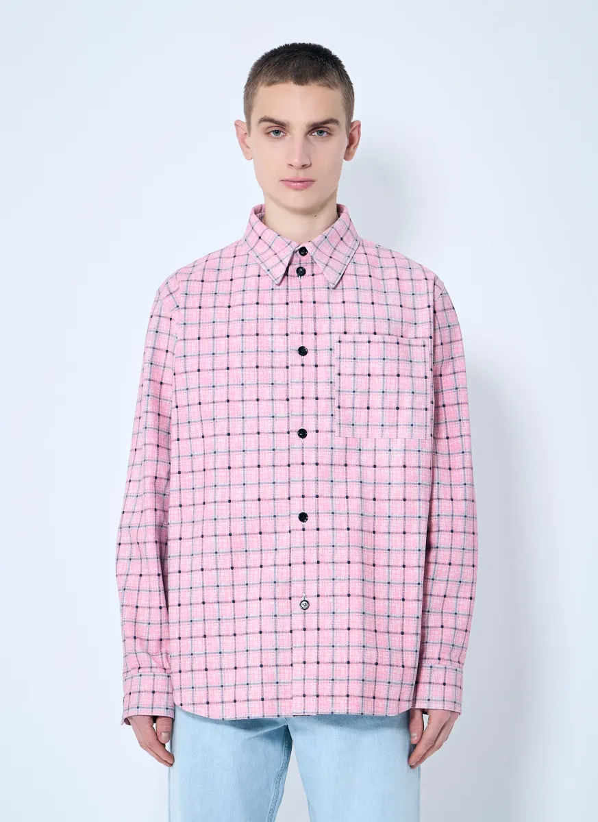 Printed Leather Shirt
