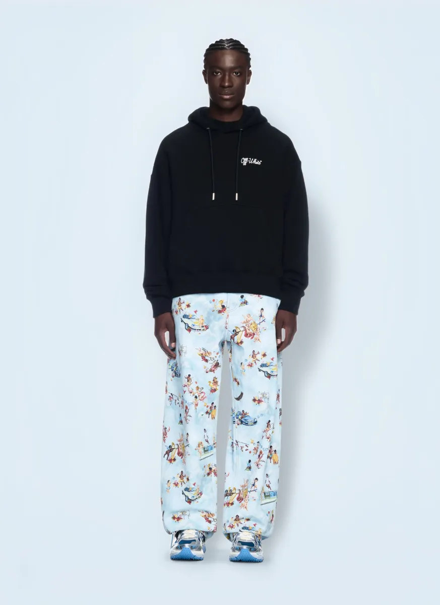 Script Hooded Sweatshirt