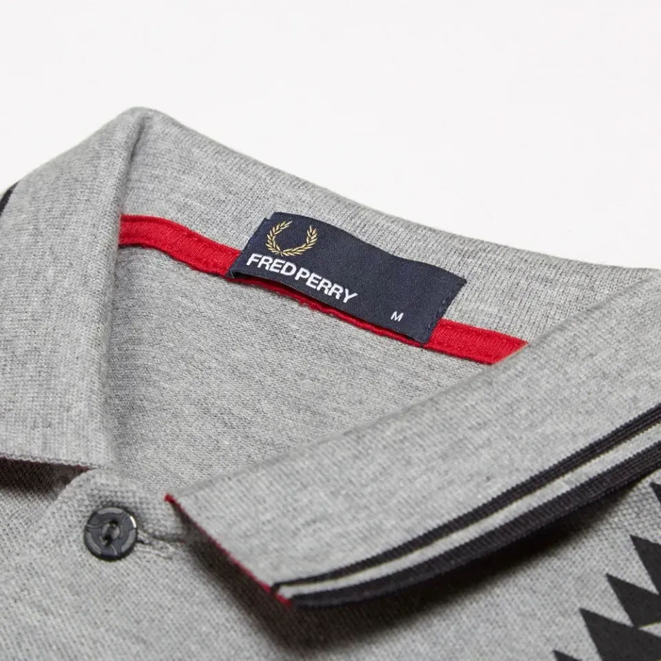 Fred Perry 45's Vertical Print Polo