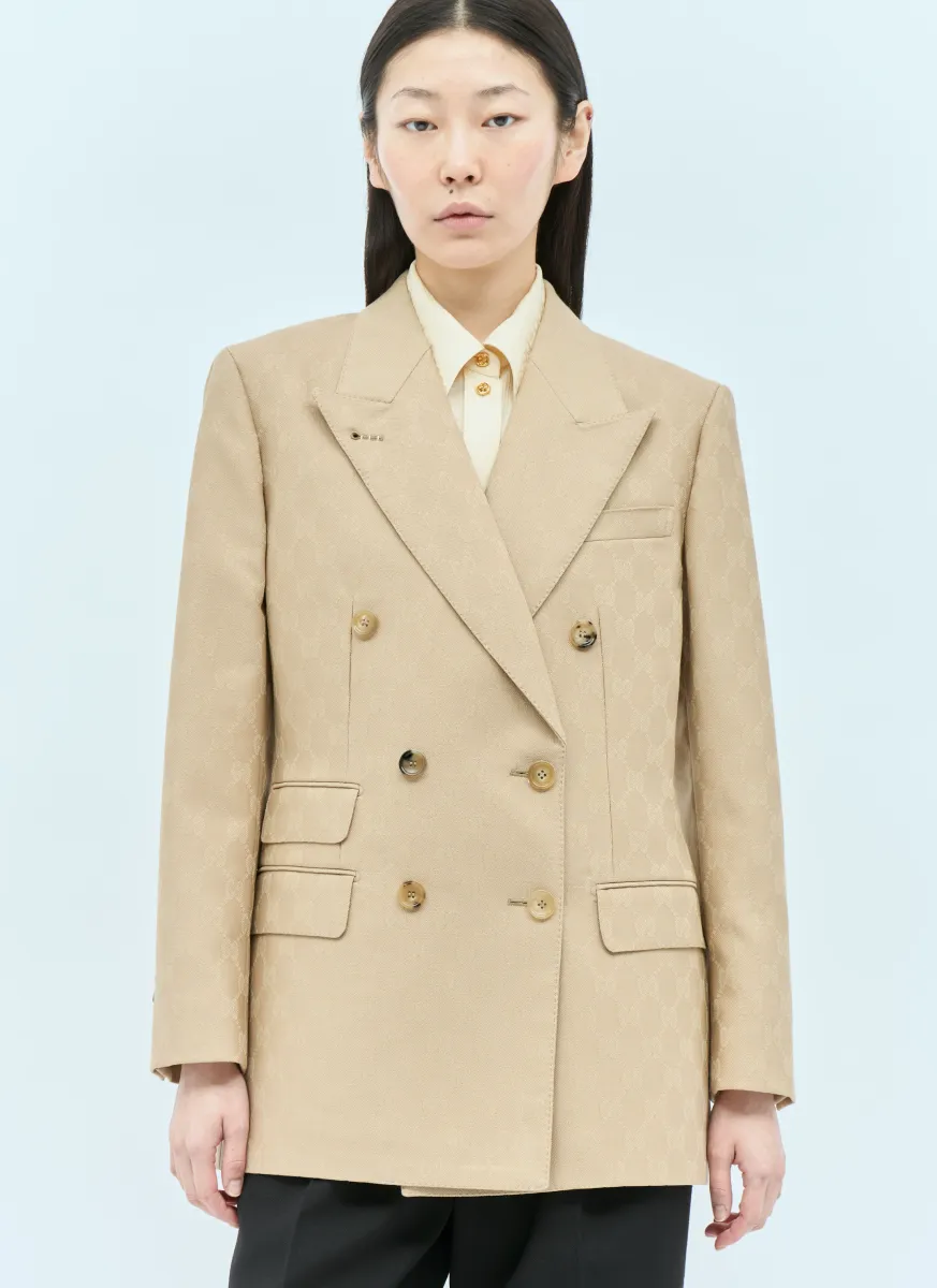 GG Wool Jacquard Blazer