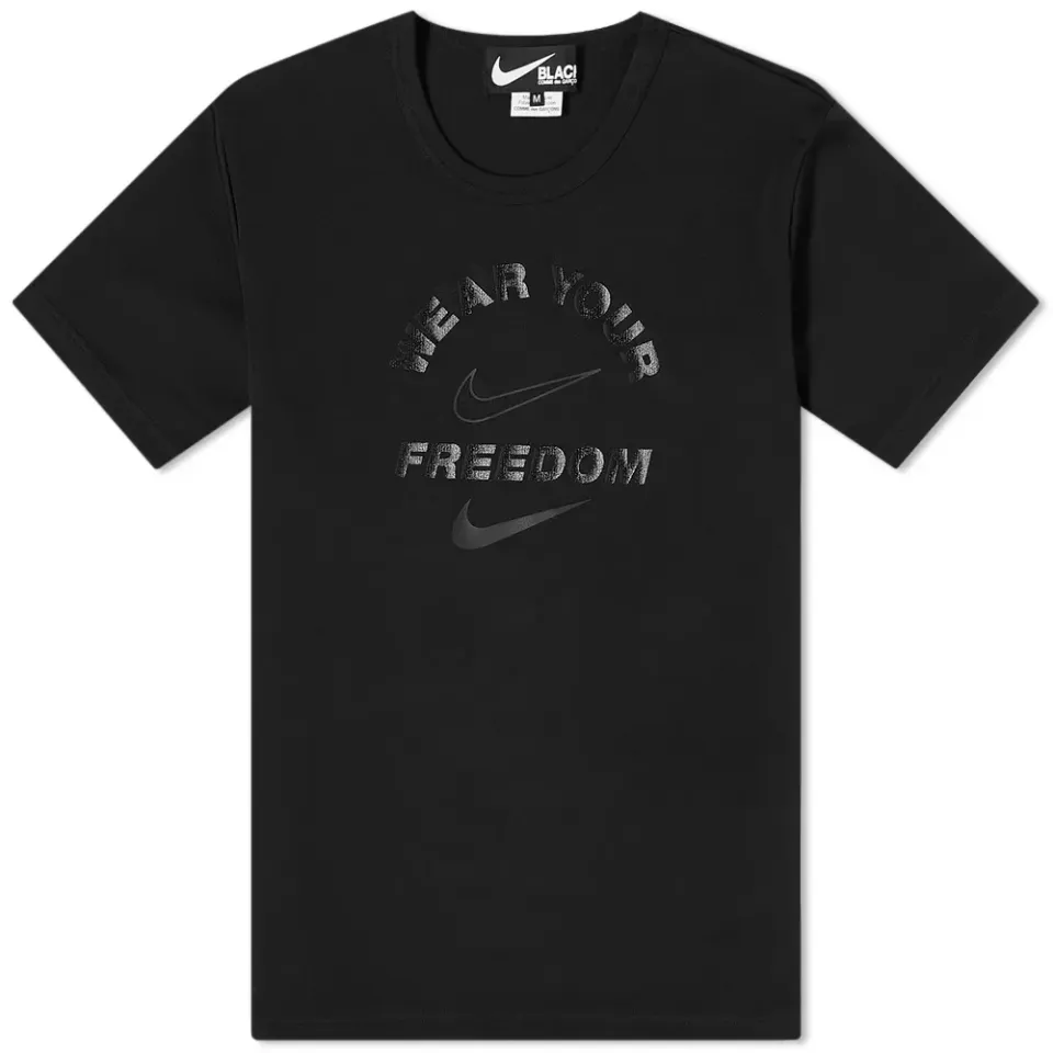 Comme des Garcons Black x Nike Wear Your Freedom T-Shirt