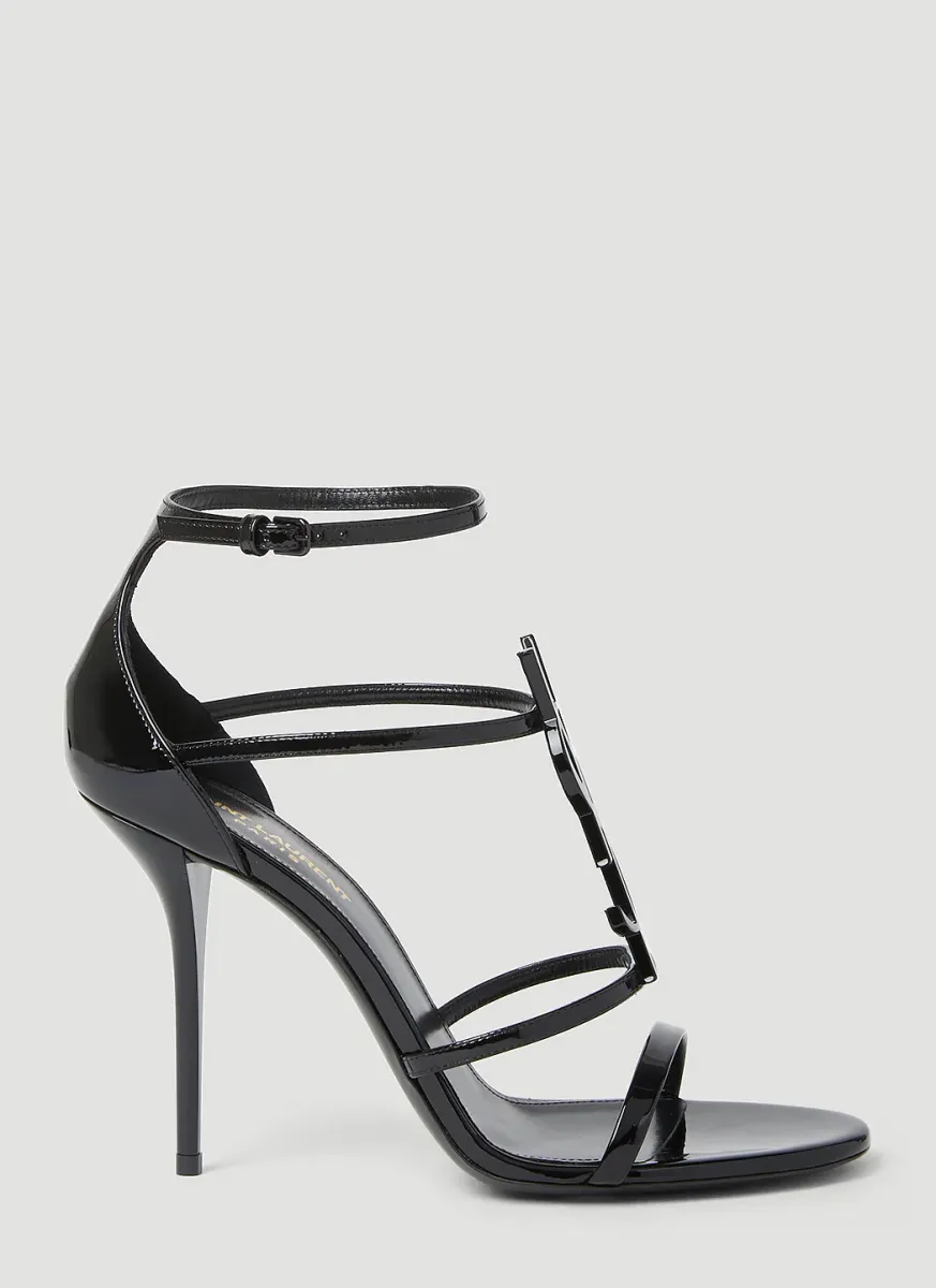 Cassandra Logo Plaque Sandals