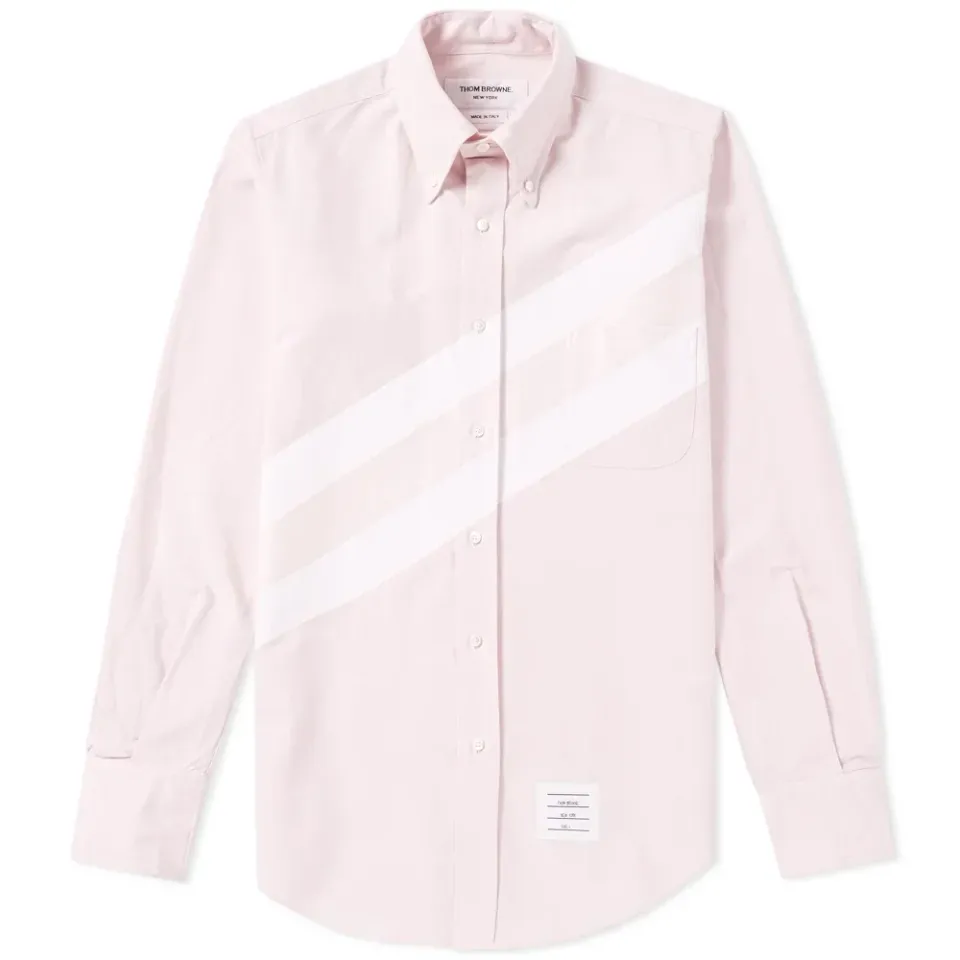 Diagonal Stripe Oxford Shirt