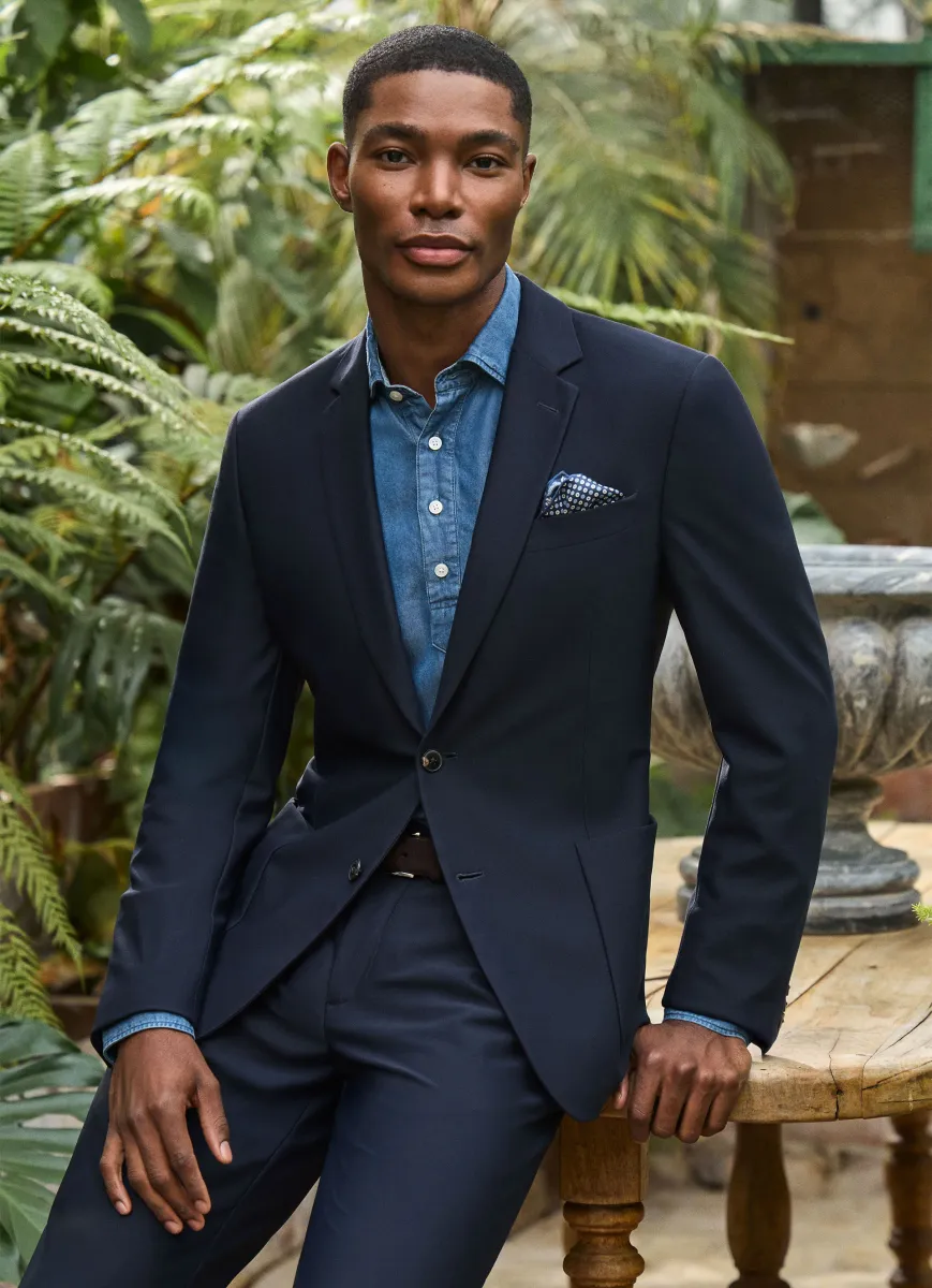 Stretch Jersey Travel Blazer