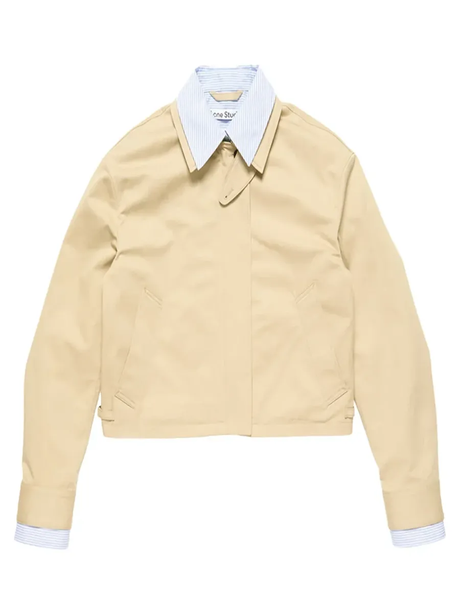 Layered Jacket Pale Beige