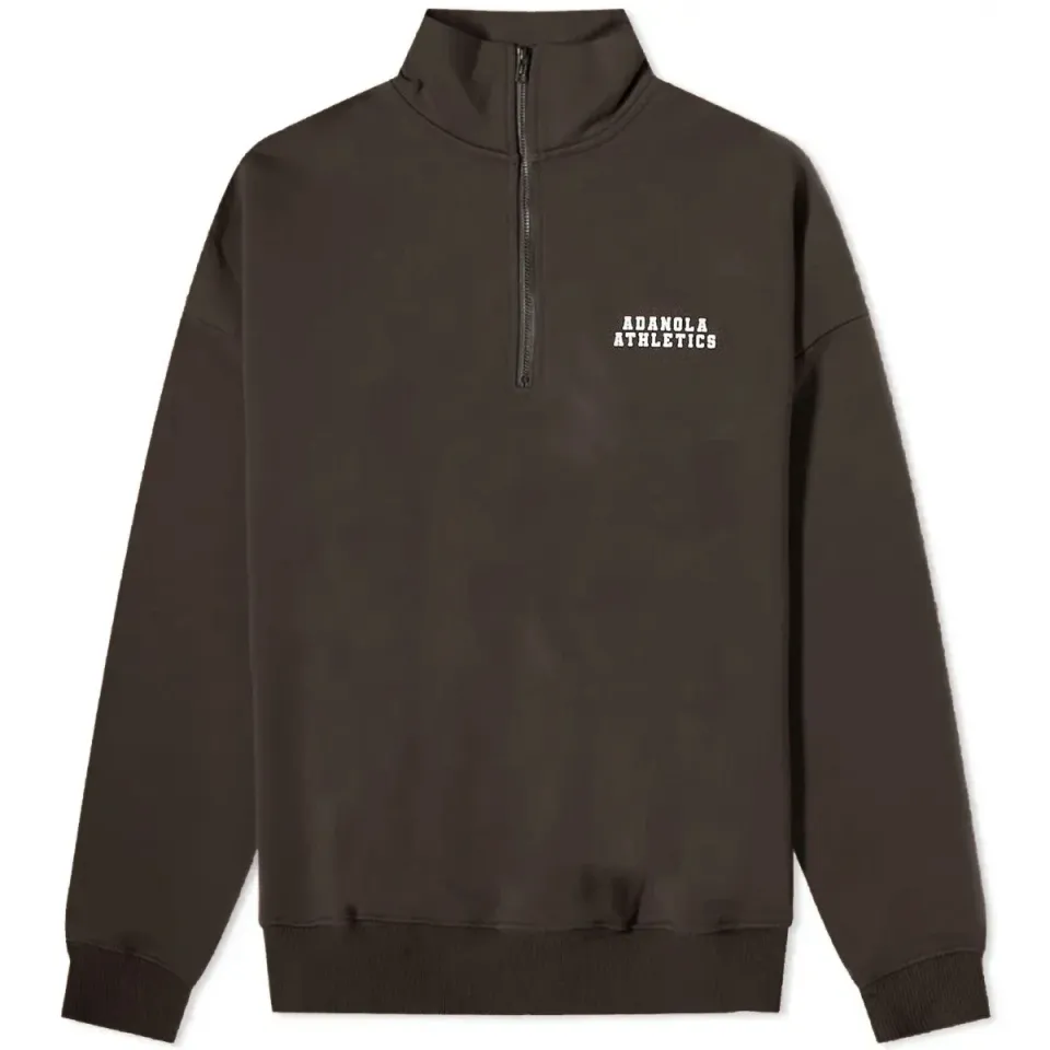 Oversized Funnel Neck Zip Sweat