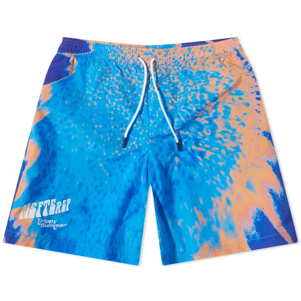 Tie Dye Print Swim Short