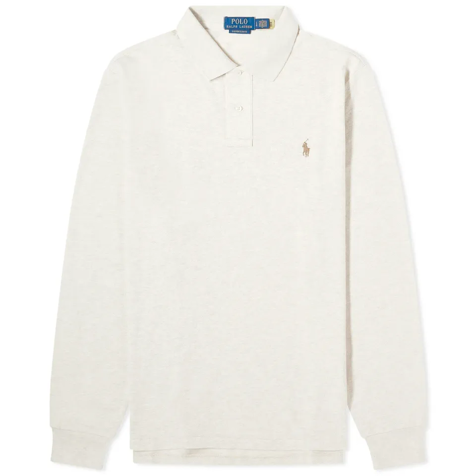 Long Sleeve Custom Fit Polo Shirt