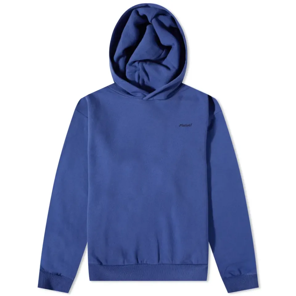 Brushed Back Logo Hoody
