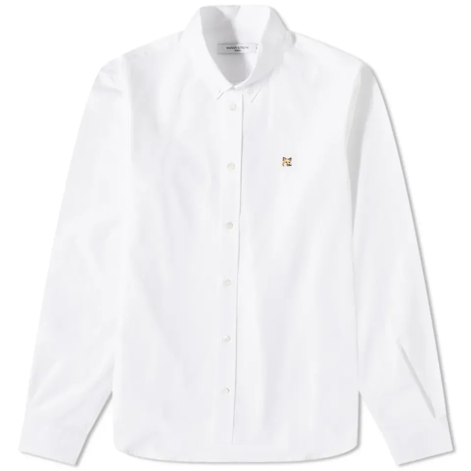 Fox Head Embroidery Classic Shirt