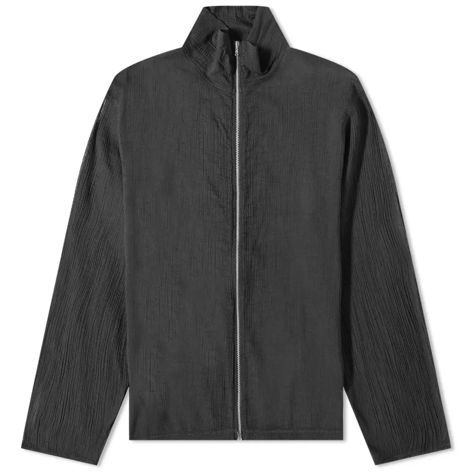 Checked Zip Track Shirt
