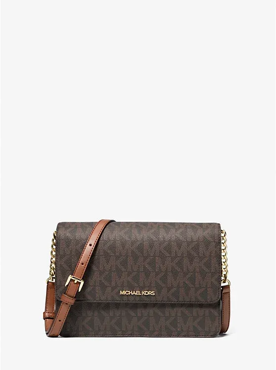 Daniela Large Signature Logo Crossbody Bag