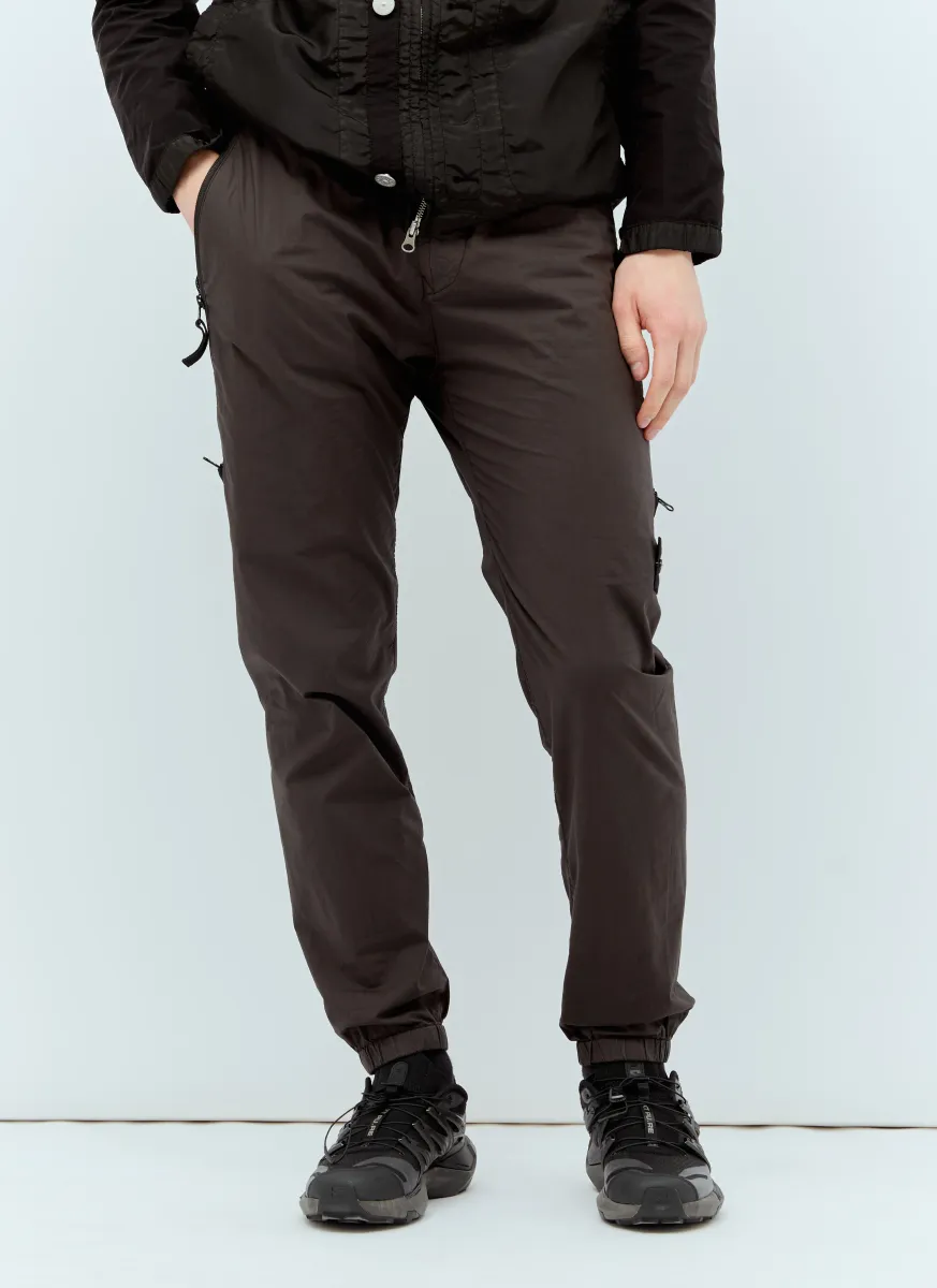 Logo Patch Tapered Track Pants
