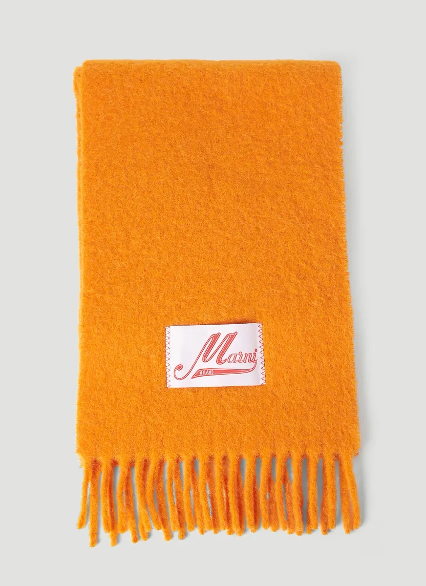 Logo Patch Scarf