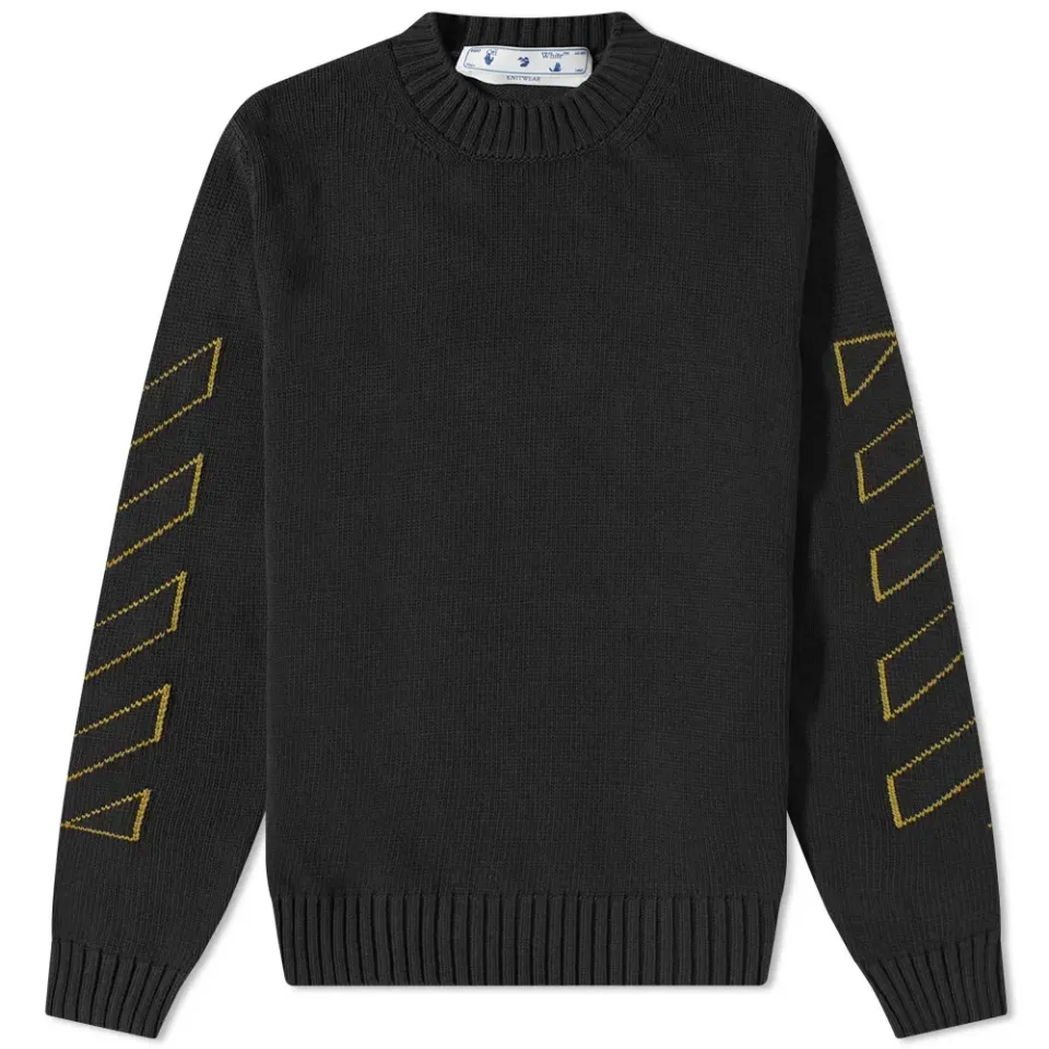 Arrow Diag Outline Knit