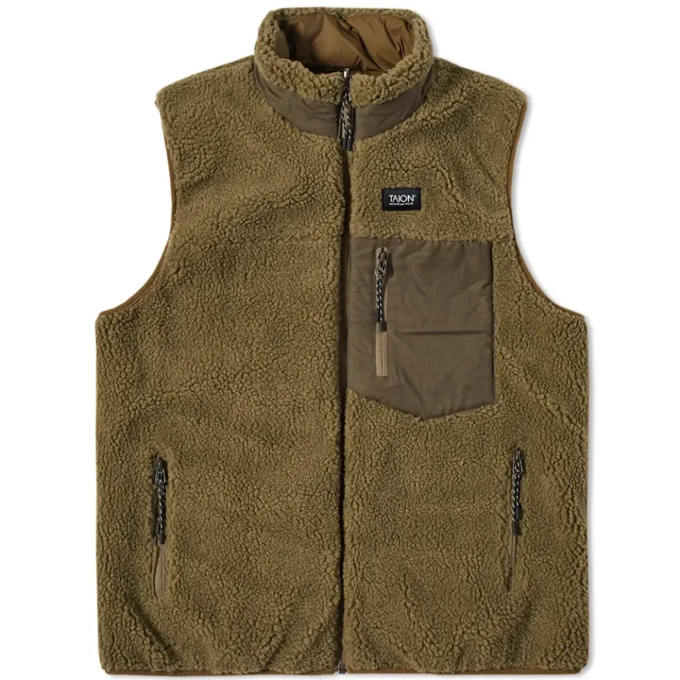 Reversible Fleece Down Vest