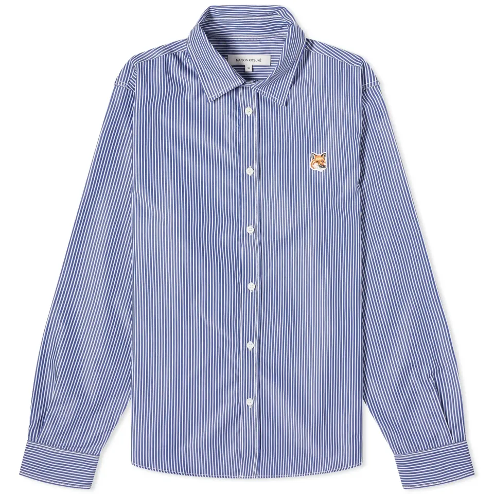 Fox Head Patch Classic Striped Shirt