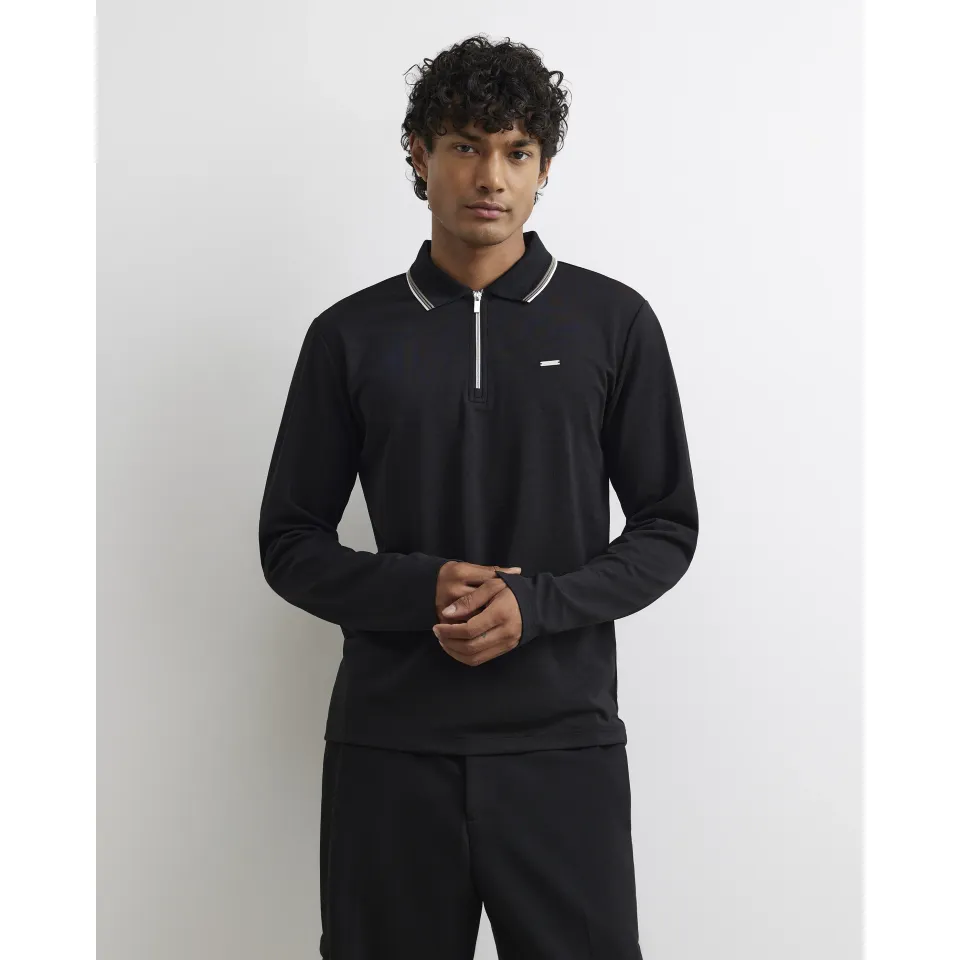 Slim Fit Tipped Polo Shirt