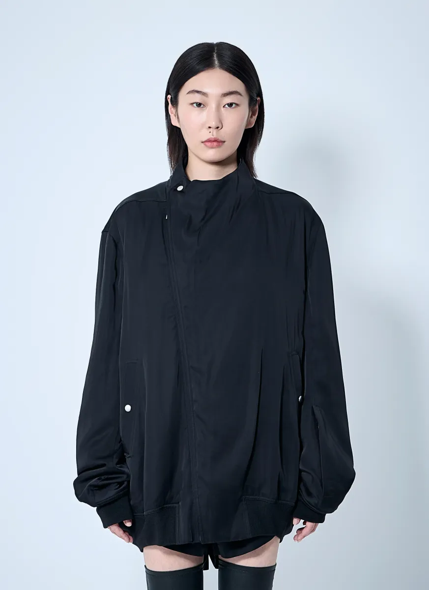 Satin Bomber Jacket