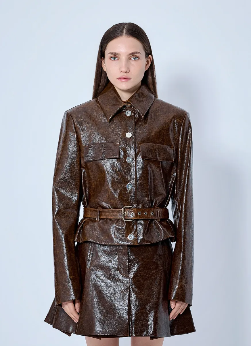 Structured Coated Jacket