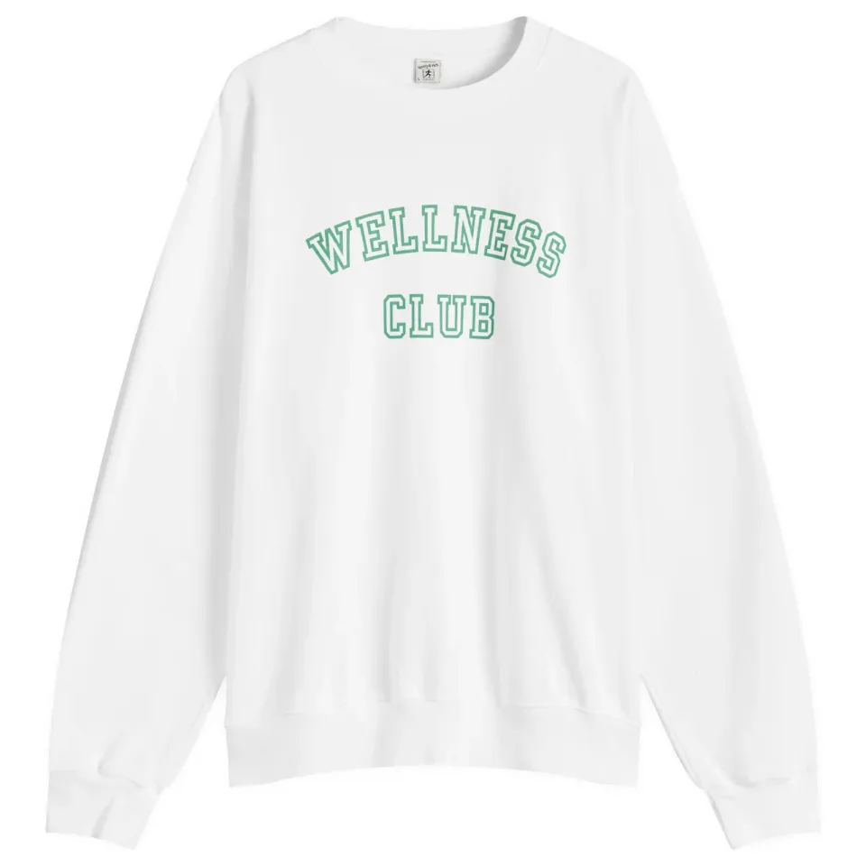 Wellness Club Flocked Sweatshirt