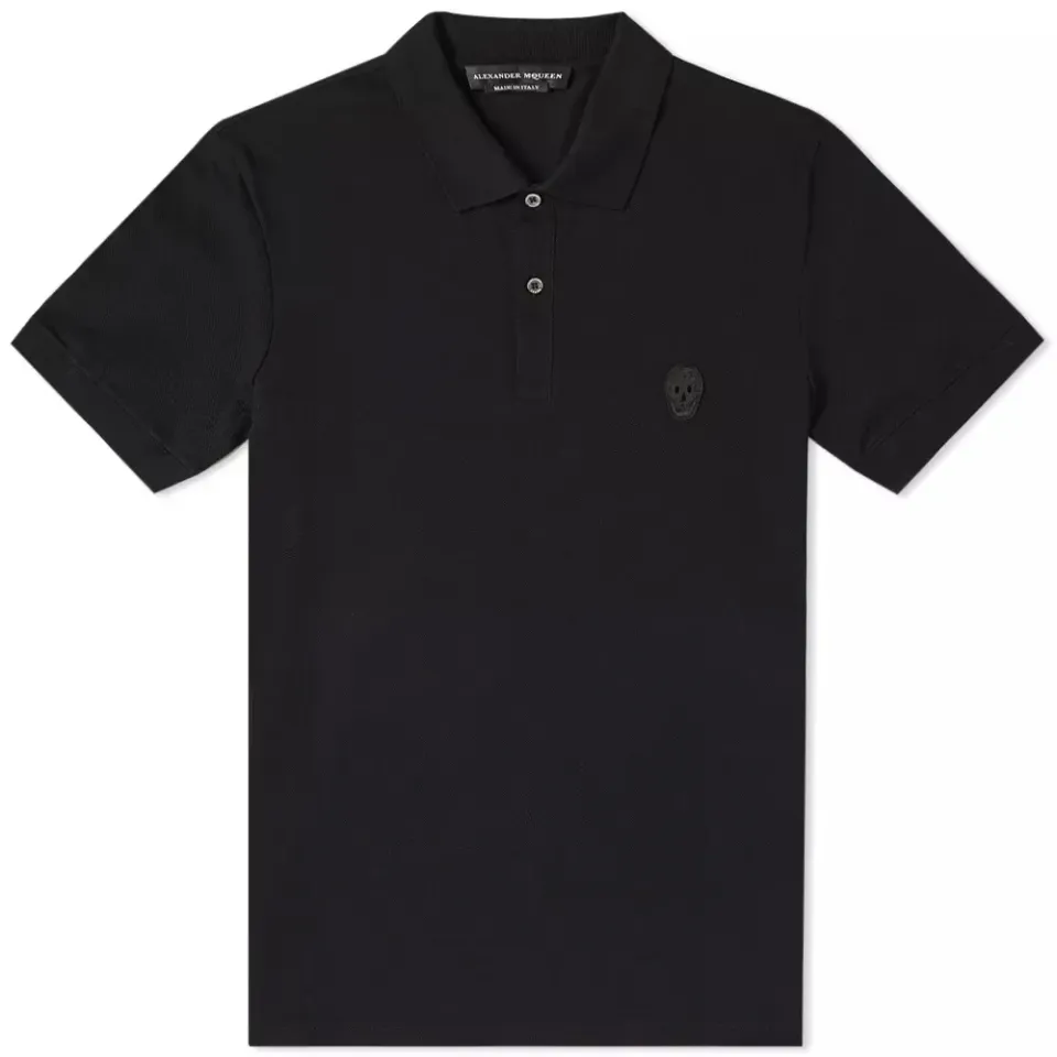 Skull Embroidered Polo