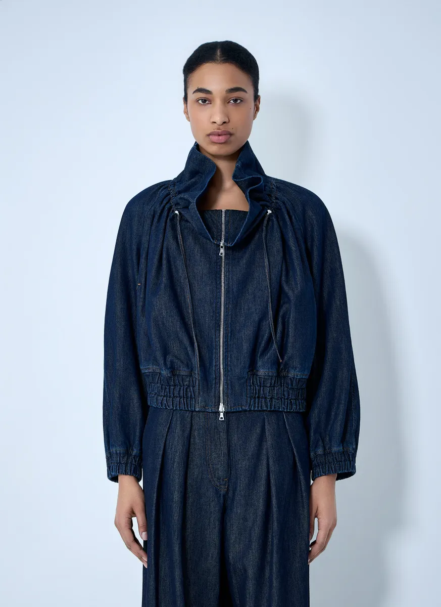 Denim Zip-Up Jacket
