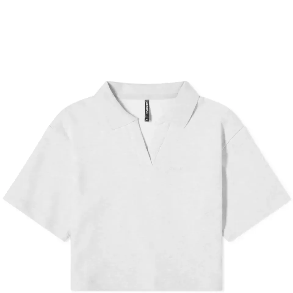 Cropped Open Collar Sweat