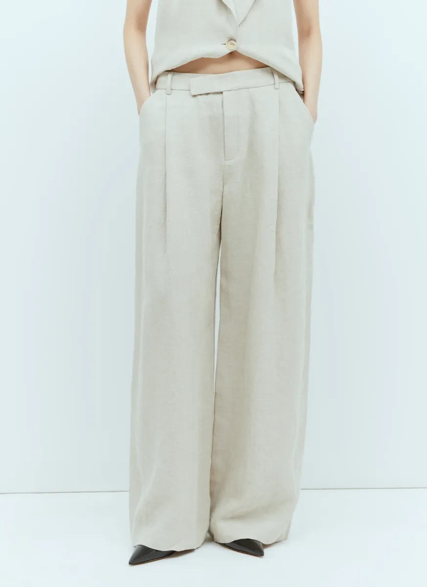 Linen Tailored Pants