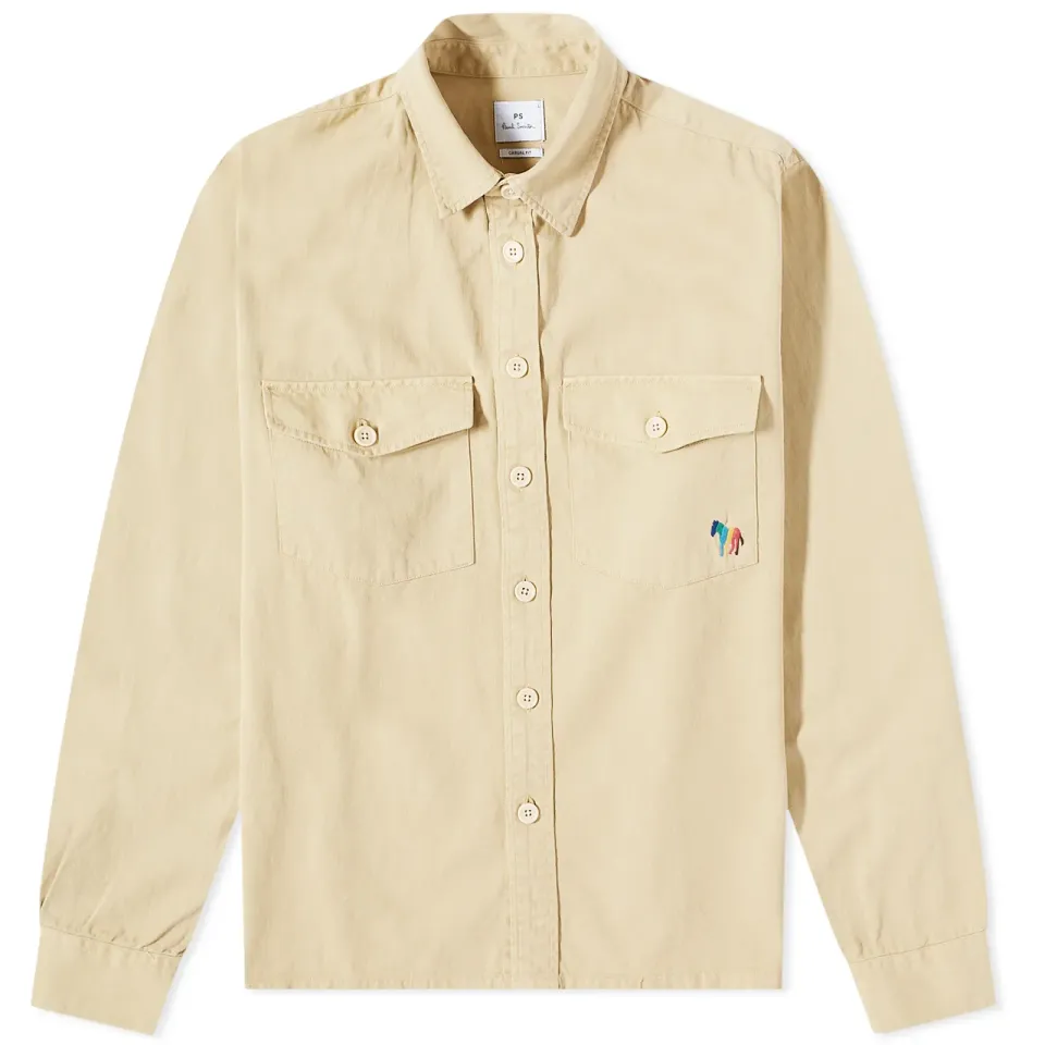 New Zebra Button Down Shirt