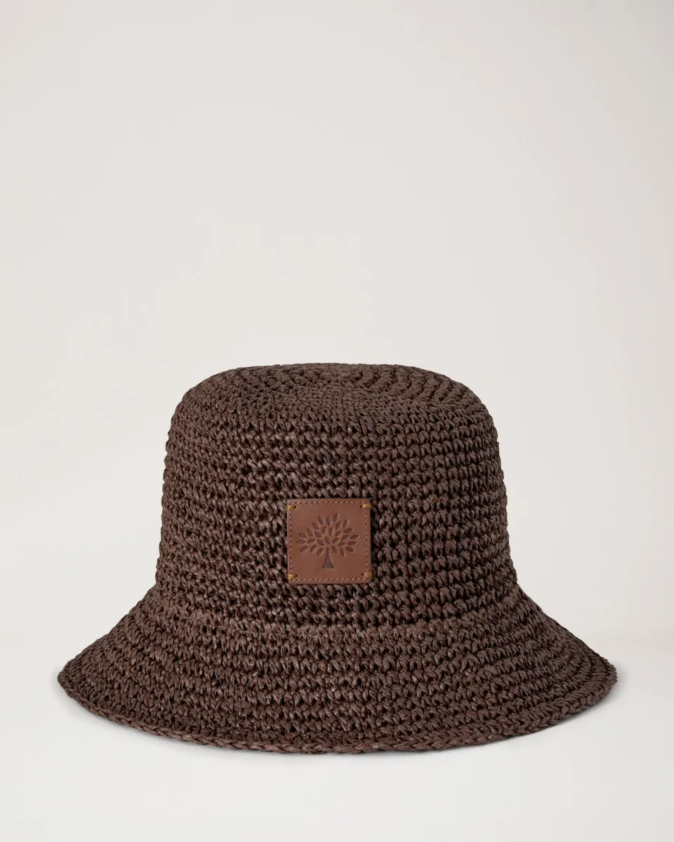 Raffia Mulberry Tree Bucket Hat