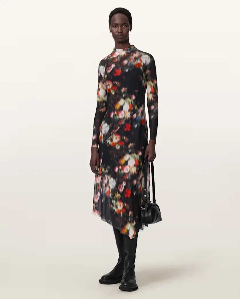 Gracie Floral Midi Dress