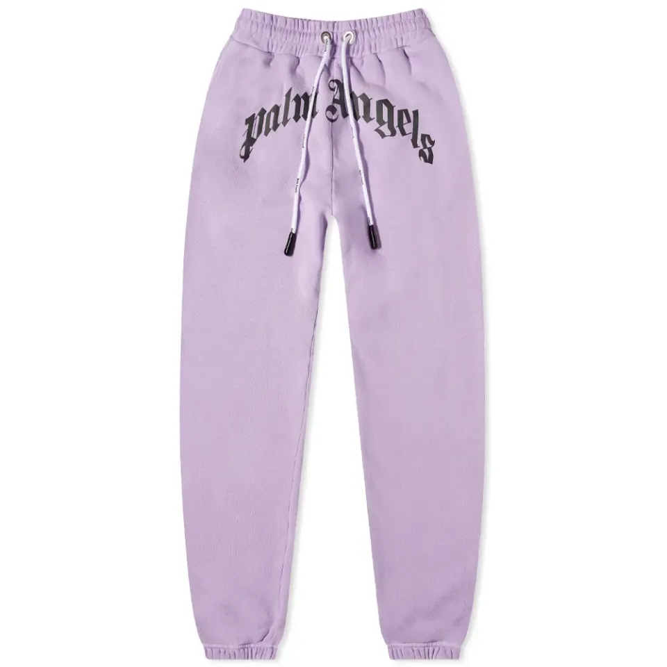 Garment Dyed Curved Logo Sweat Pant