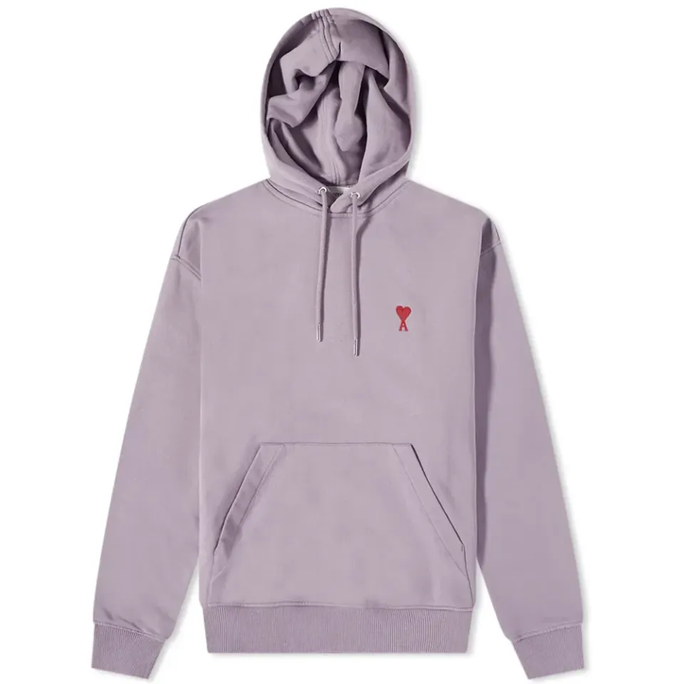 AMI Small A Heart Popover Hoodie