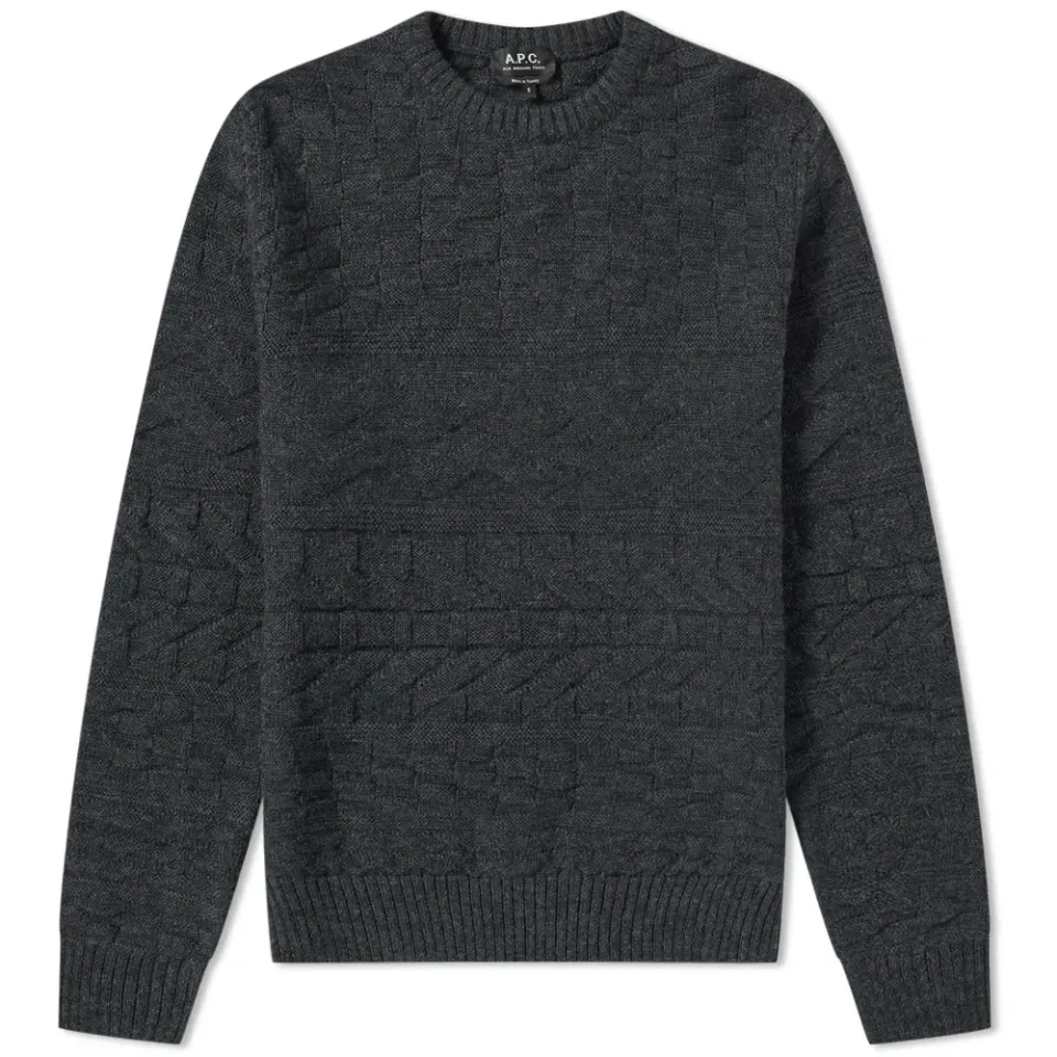 A.P.C. Friend Textured Crew Knit